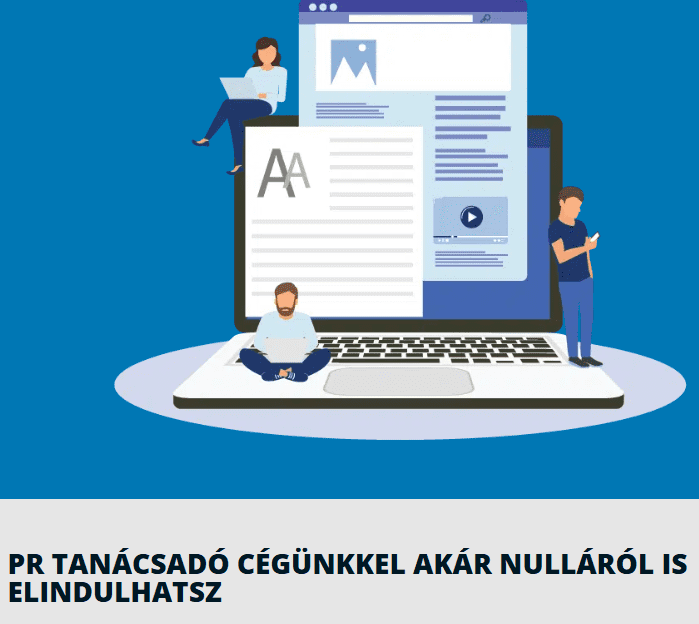 PR cikk megjelentetése